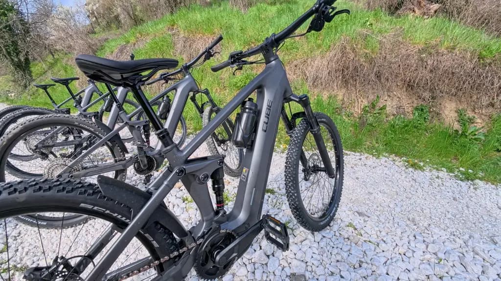 Prepared e-bikes for rent